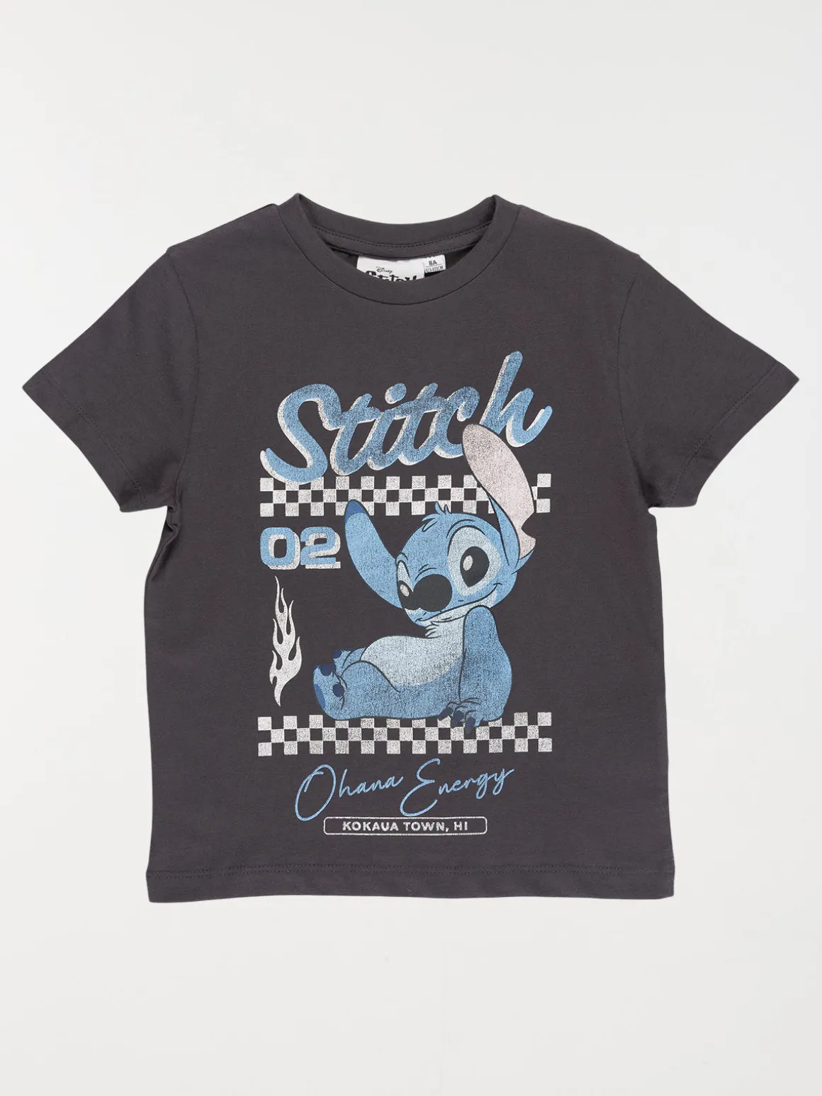 Tee-shirt Stitch garçon graphite (3-12A)