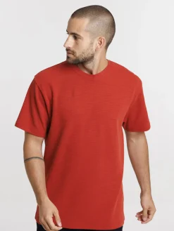 Tee-shirt uni col rond homme