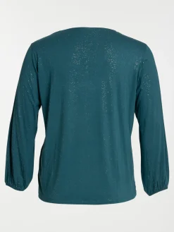 Tee-shirt vert grande taille femme