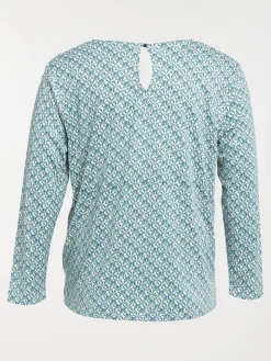 Tee-shirt vert grande taille femme