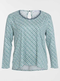 Tee-shirt vert grande taille femme