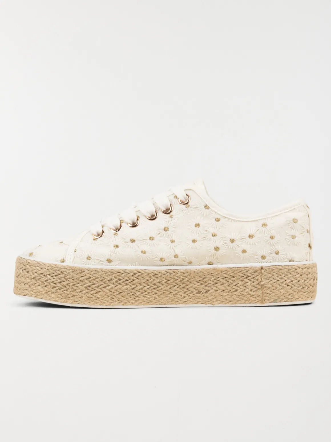 Tennis brodée plateforme femme (36-41)