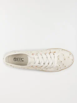 Tennis brodée plateforme femme (36-41)