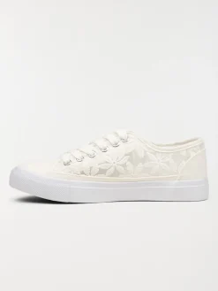 Tennis dentelle fleurie femme (36-41)
