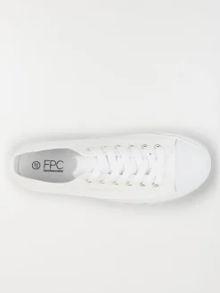 Tennis en toile blanche femme (36-41)