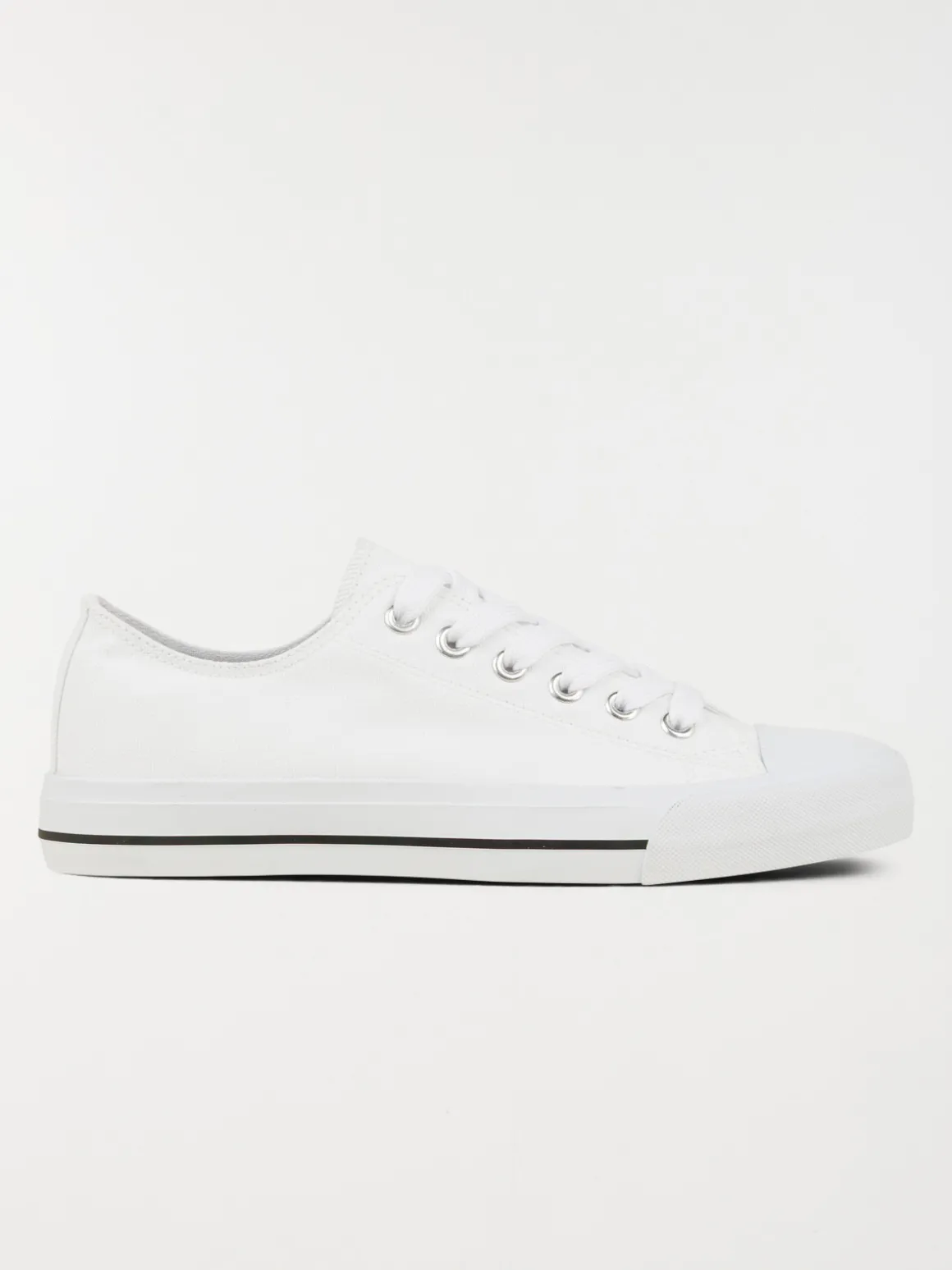 Tennis en toile blanche femme (36-41)