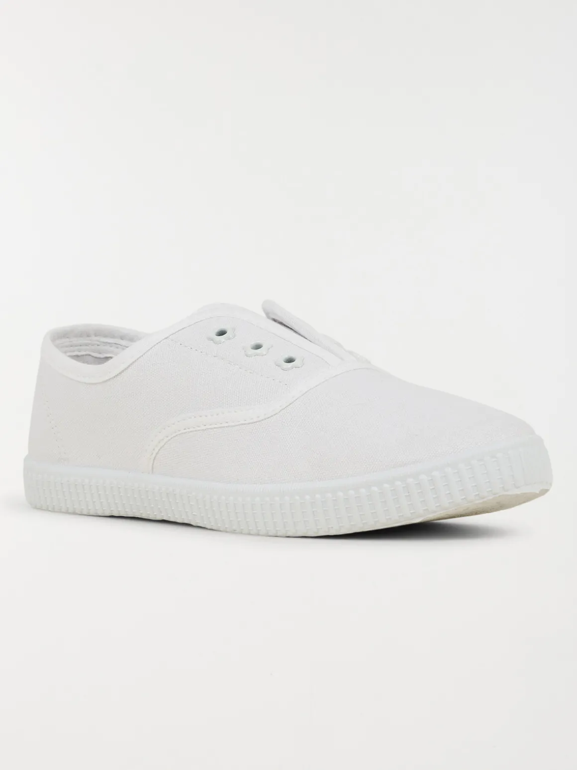 Tennis en toile blanches femme (36-41)