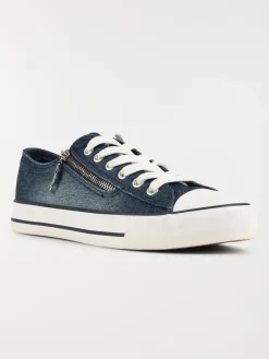 Tennis en toile bleu jean femme (37-42)