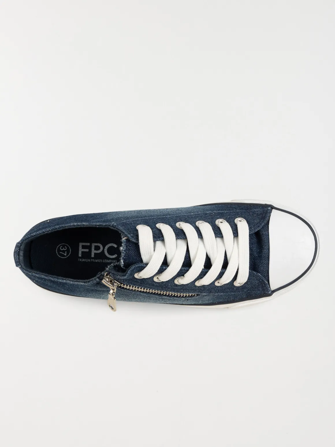 Tennis en toile bleu jean femme (37-42)