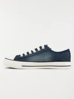 Tennis en toile bleu jean femme (37-42)
