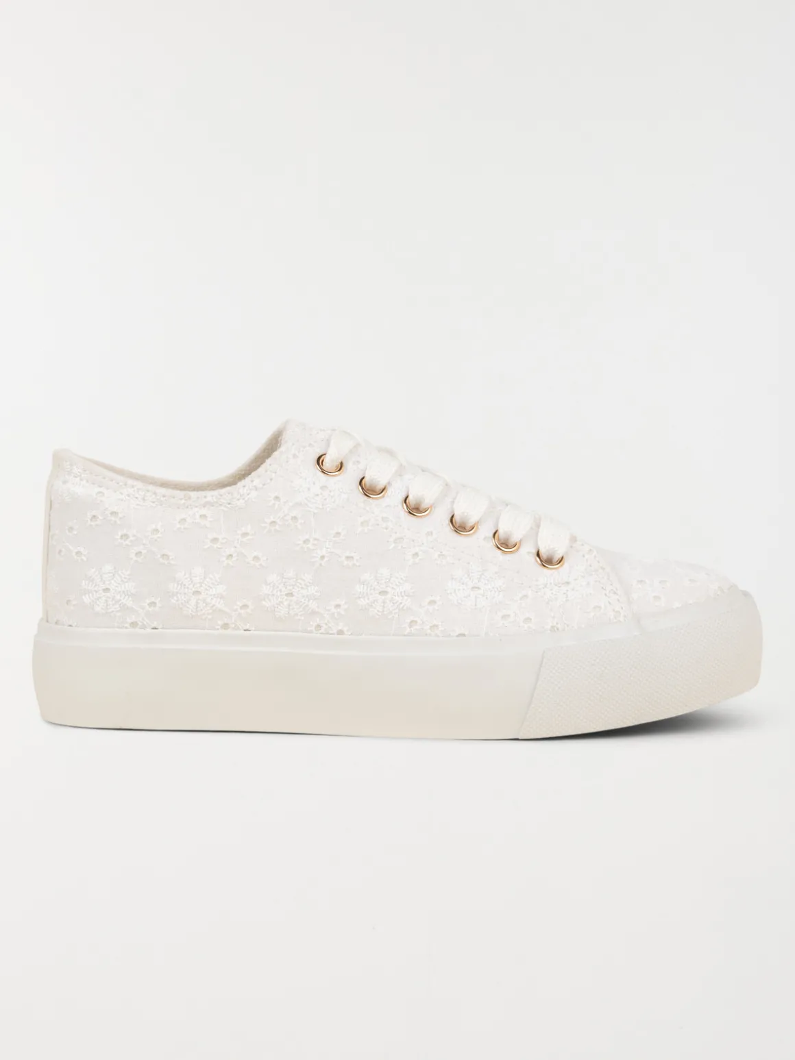 Tennis en toile brodée fille (31-36)