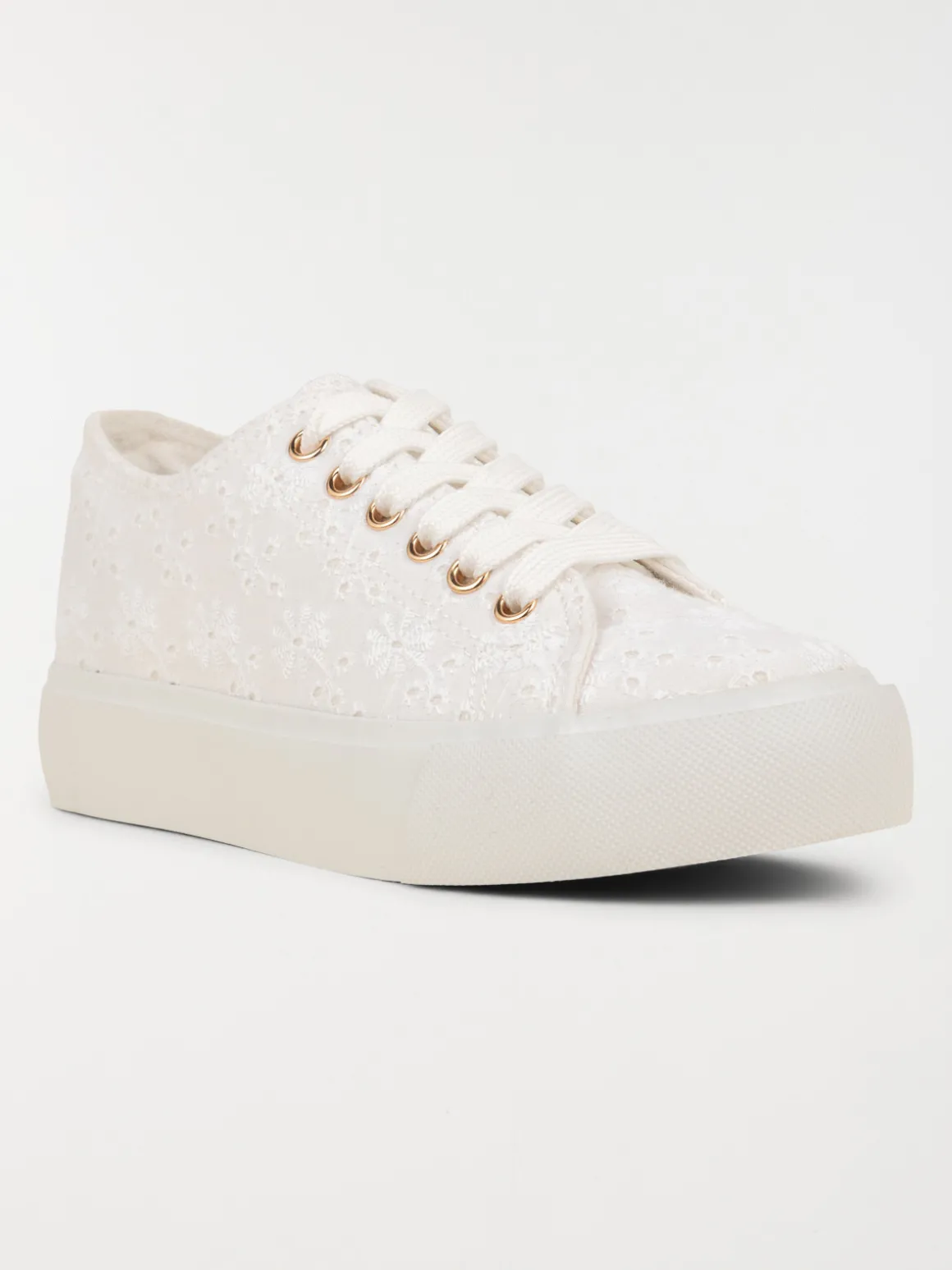 Tennis en toile brodée fille (31-36)
