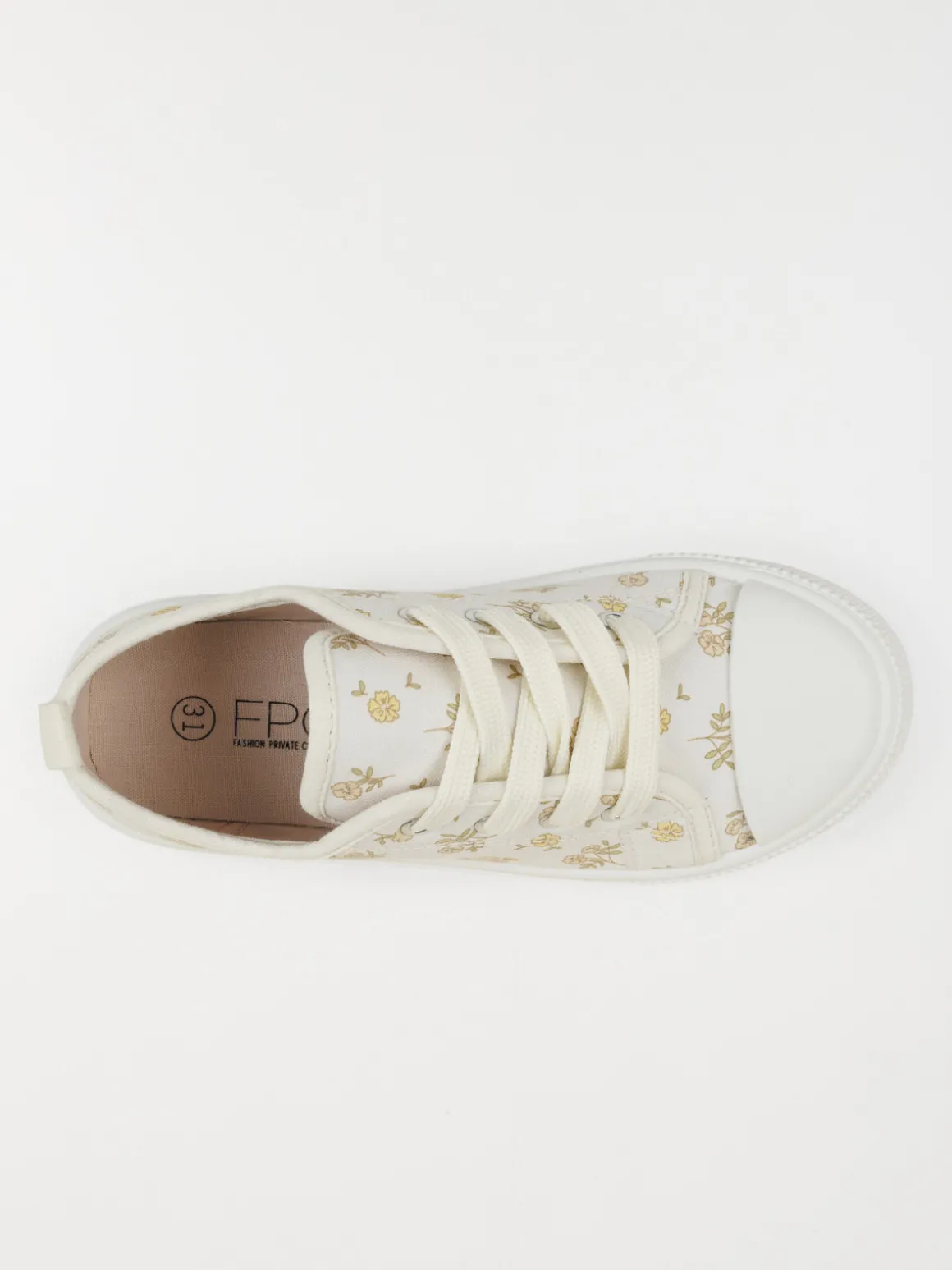 Tennis en toile fleurie fille (31-36)
