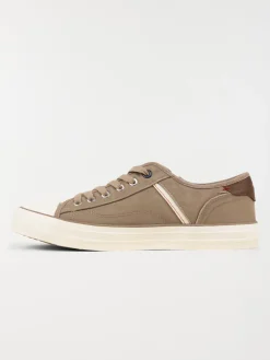 Tennis en toile homme taupe (40-45)