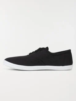 Tennis en toile noir femme (37-42)