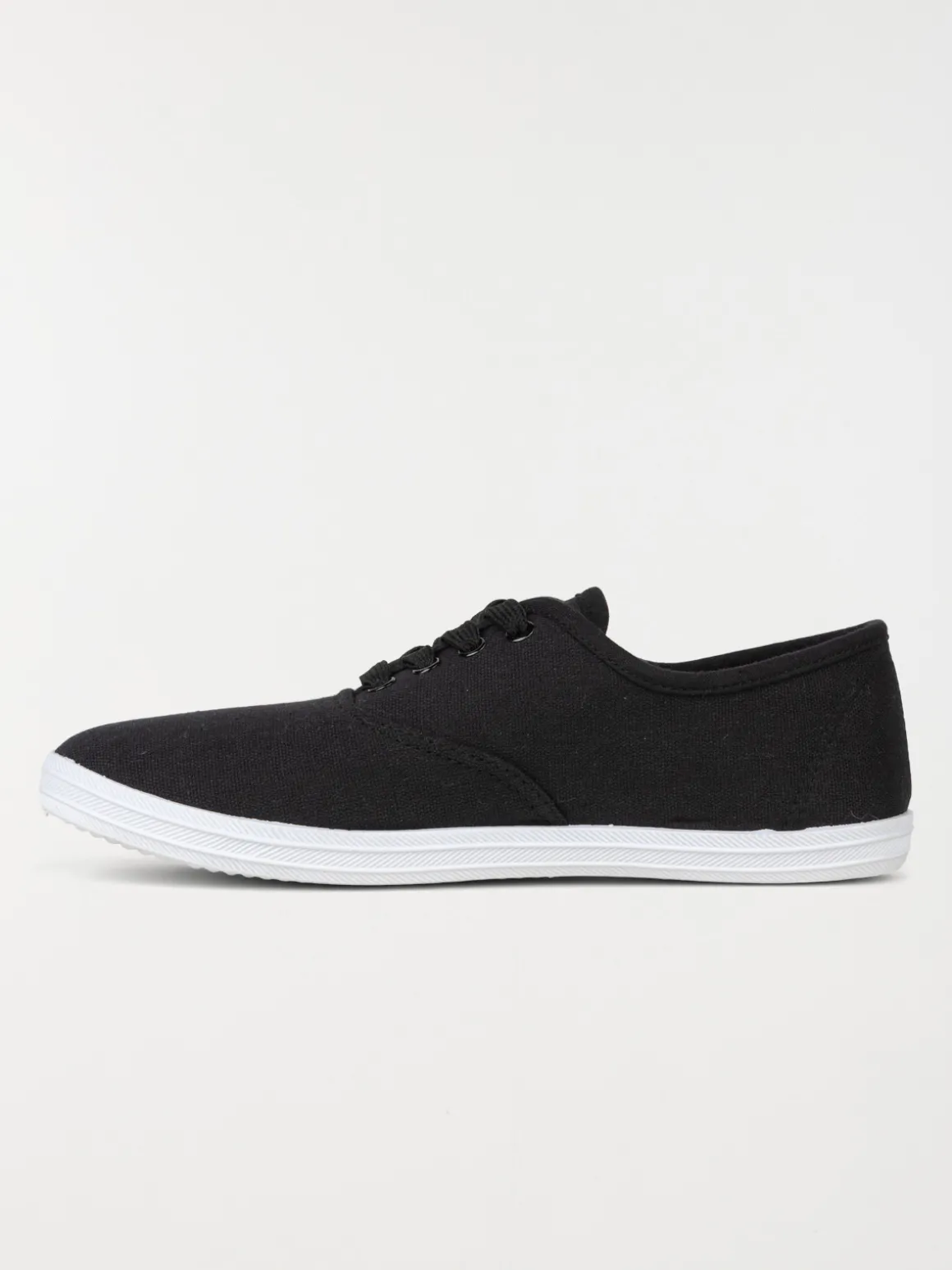 Tennis en toile noir femme (37-42)