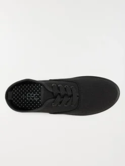 Tennis en toile noires femme (37-42)