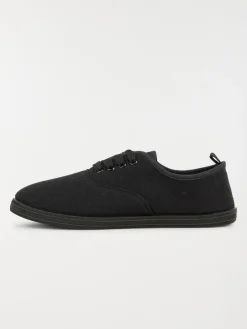 Tennis en toile noires femme (37-42)