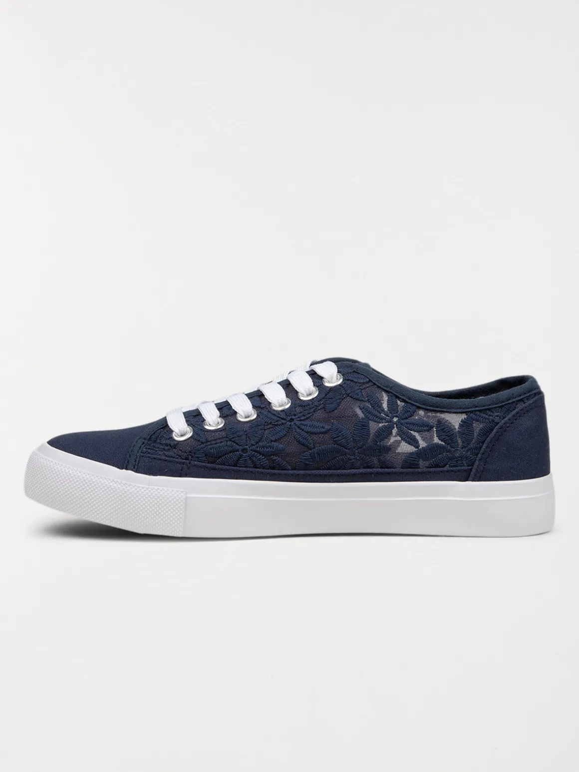Tennis femme dentelle fleurie (36-41)