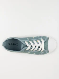 Tennis fleurie toile femme (36-41)