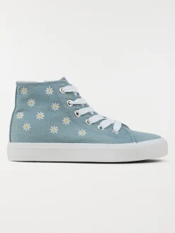 Tennis montantes fleurs fille (31-36)