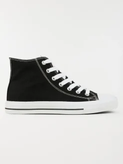 Tennis montantes noires femme (36-41)