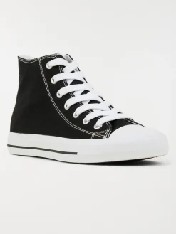 Tennis montantes noires femme (36-41)