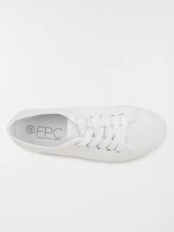 Tennis plateforme blanche femme (36-41)