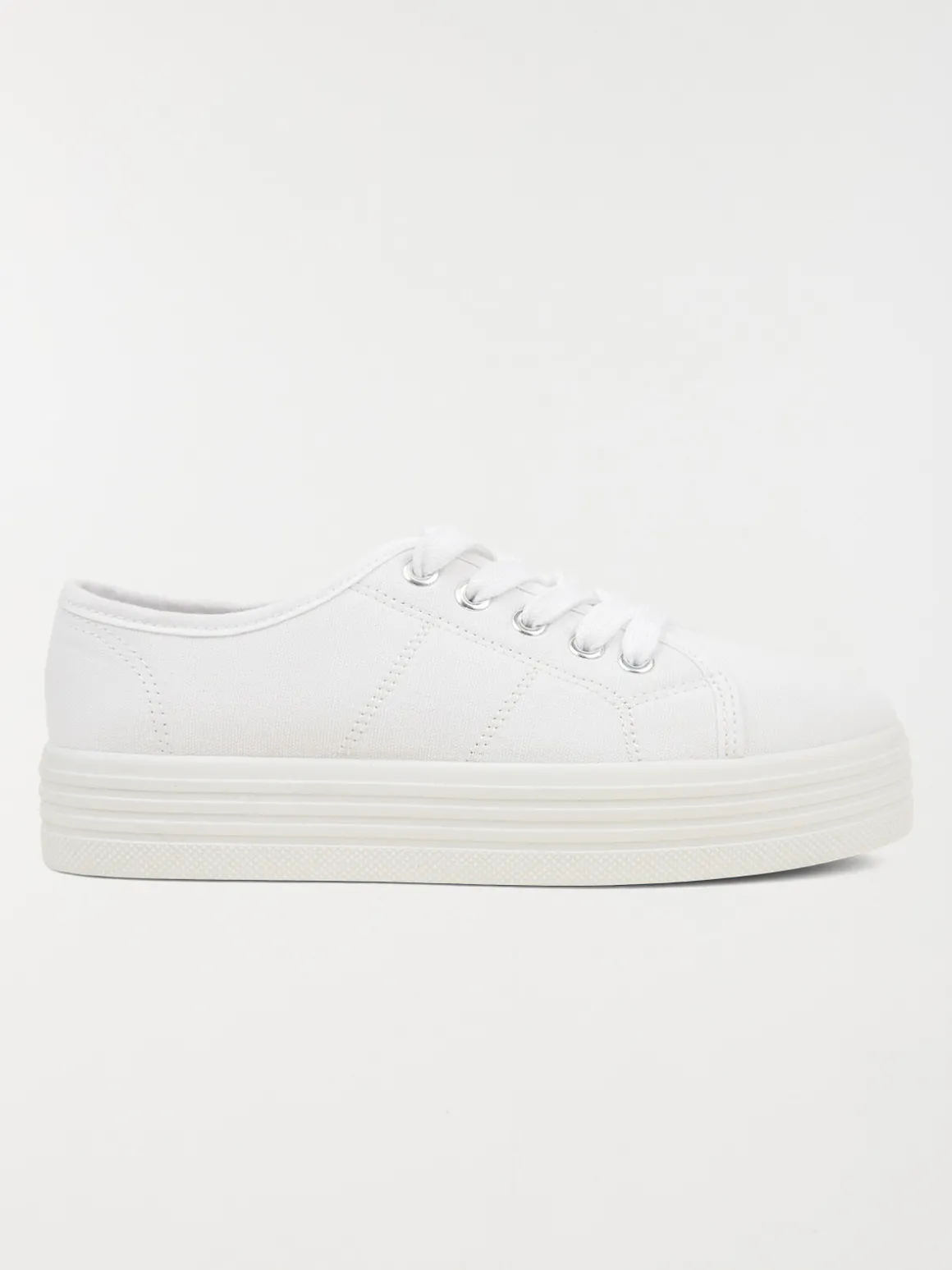 Tennis plateforme blanche femme (36-41)