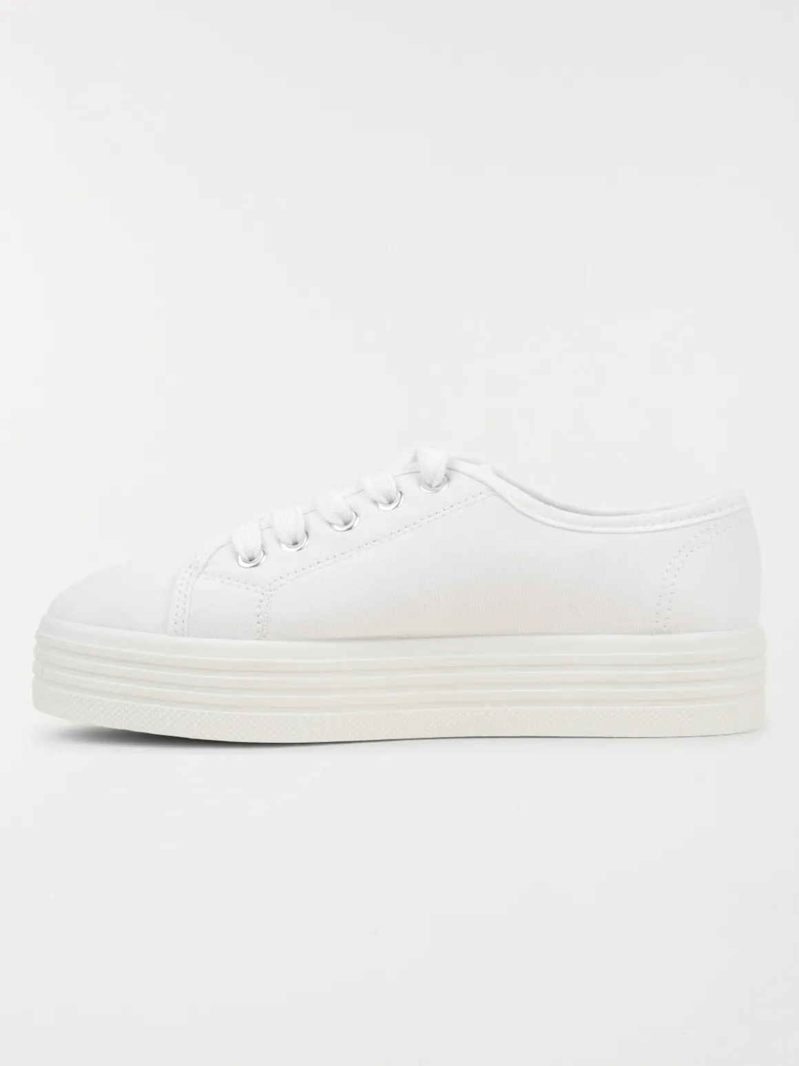 Tennis plateforme blanche femme (36-41)