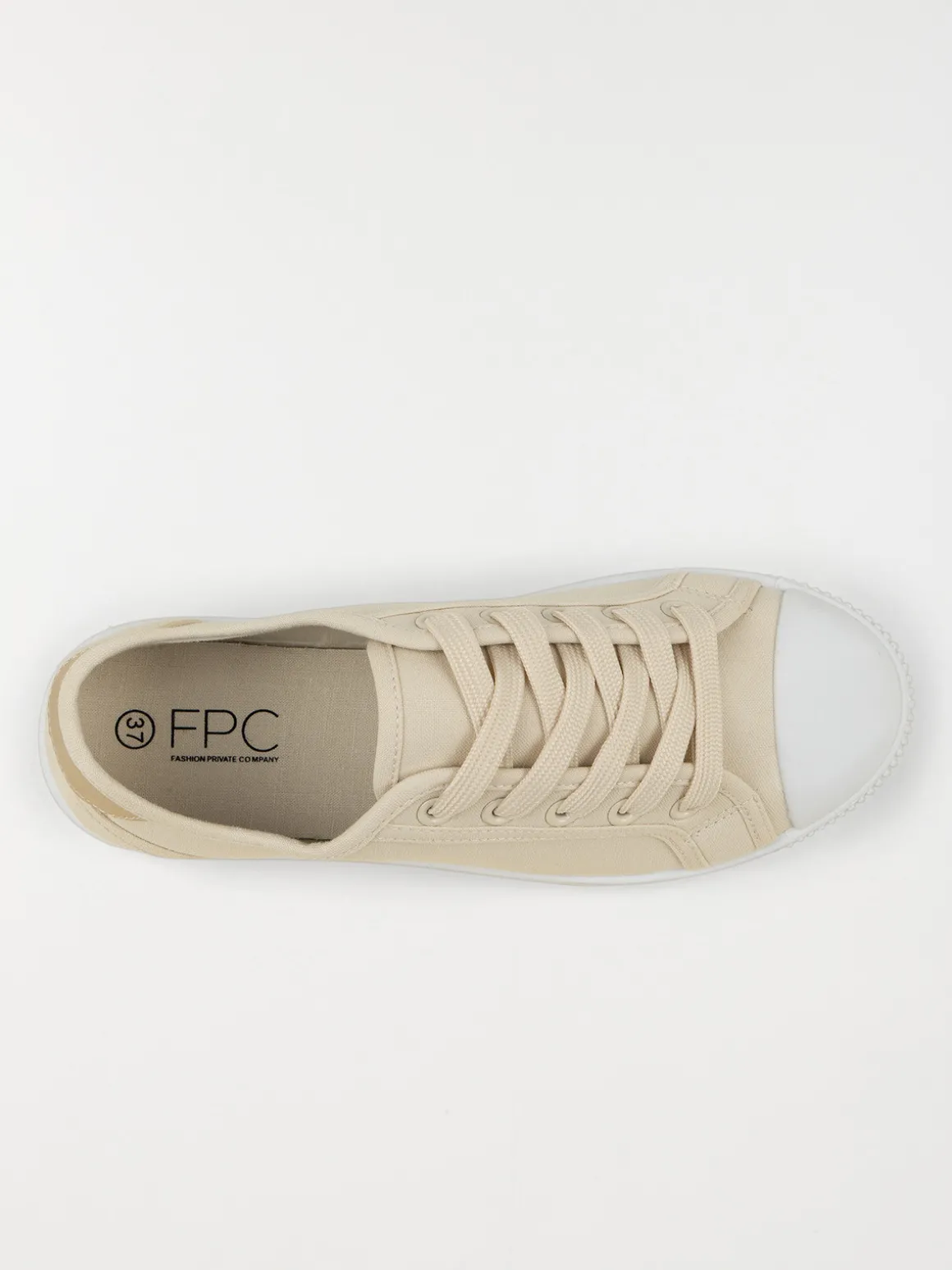 Tennis toile beige femme (36-41)