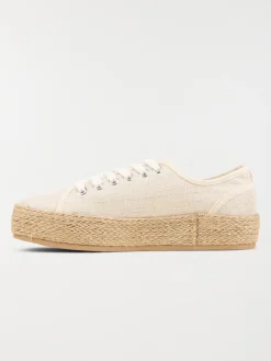 Tennis toile beige femme (36-41)