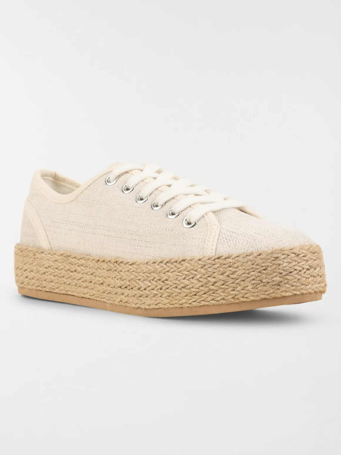 Tennis toile beige femme (36-41)
