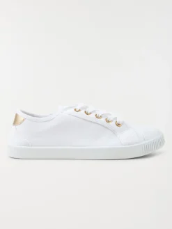 Tennis toile blanche femme (36-41)