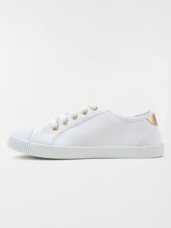 Tennis toile blanche femme (36-41)