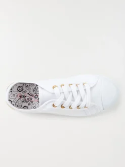 Tennis toile blanche femme (36-41)