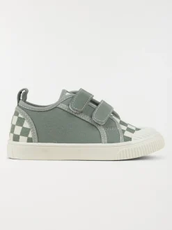 Tennis toile damier garçon (20-23)