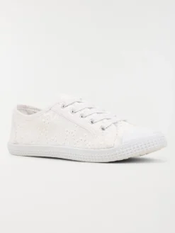 Tennis toile dentelle femme (36-42)