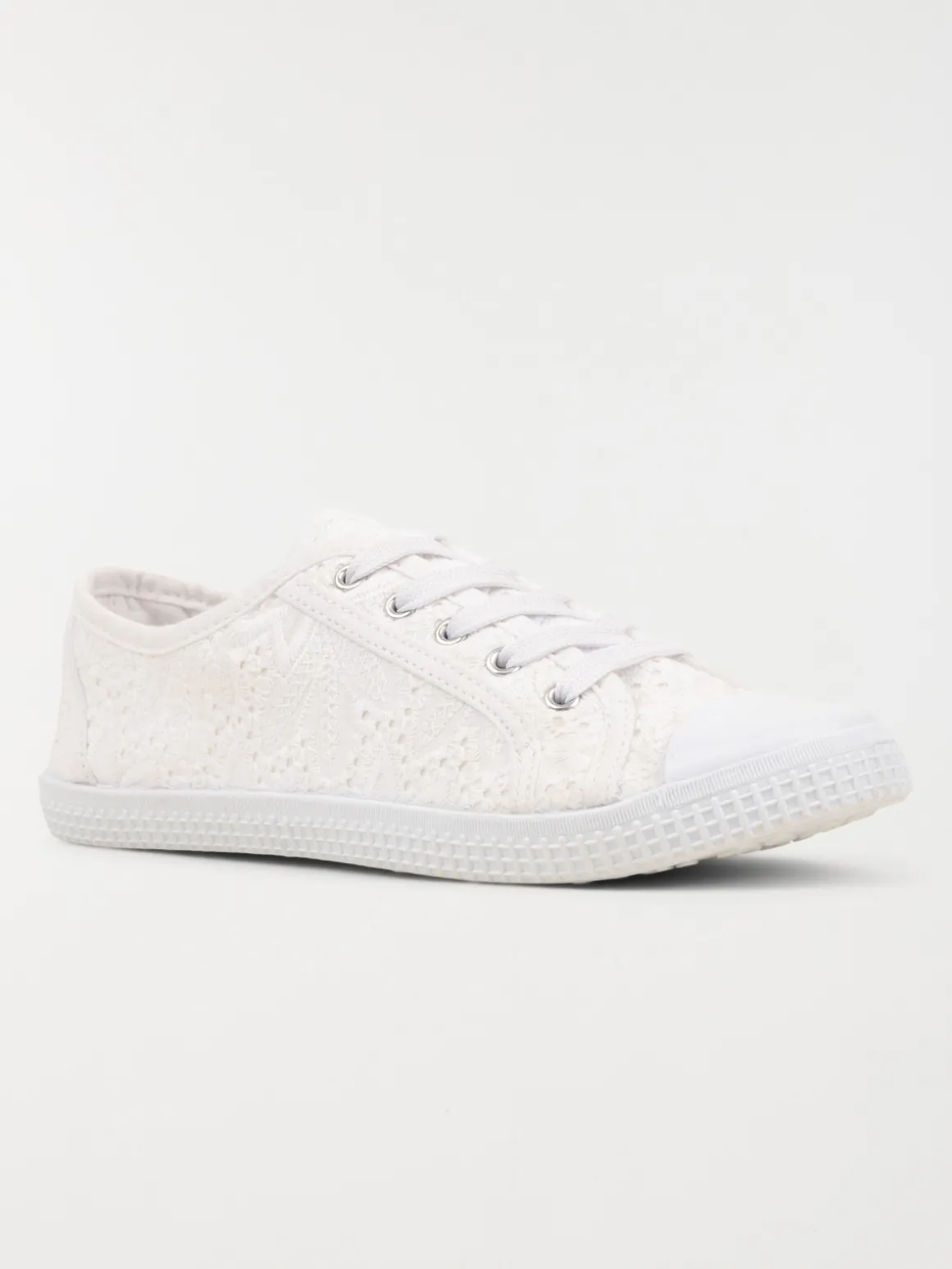 Tennis toile dentelle femme (36-42)