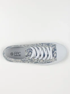 Tennis toile fleurie femme (36-41)