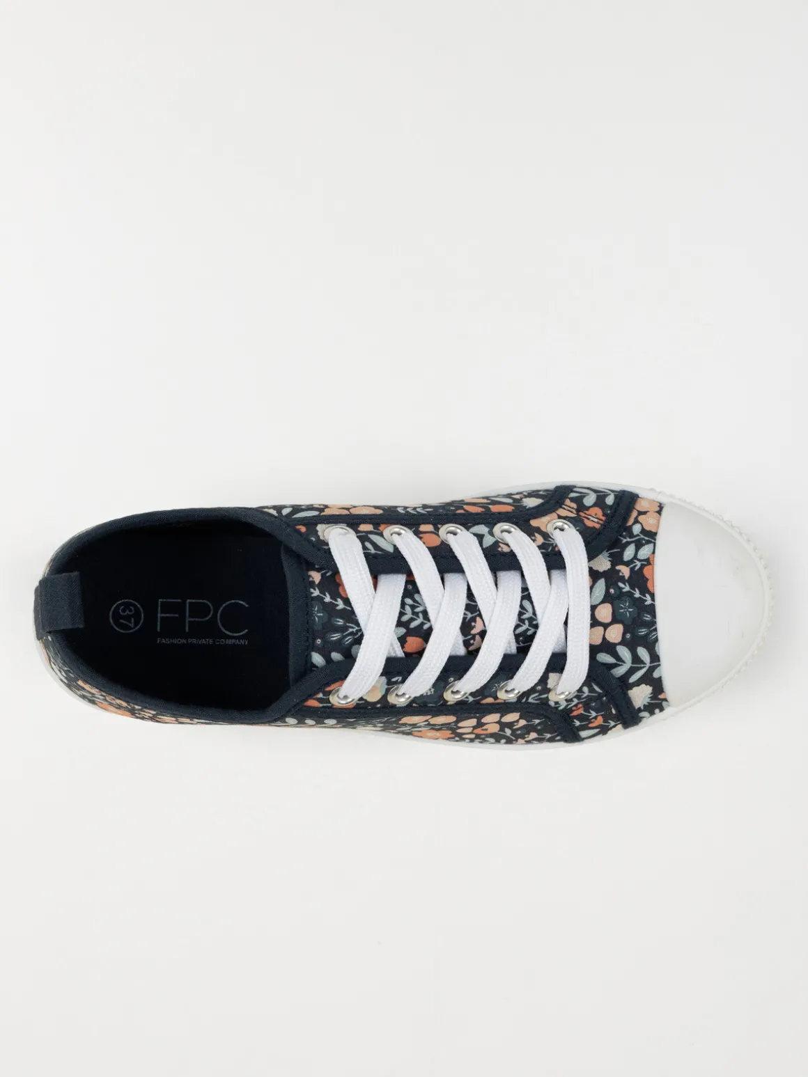 Tennis toile fleurie femme (36-41)