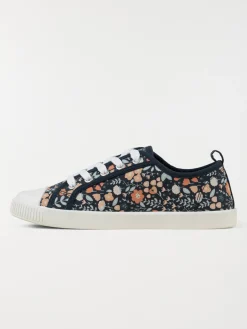 Tennis toile fleurie femme (36-41)
