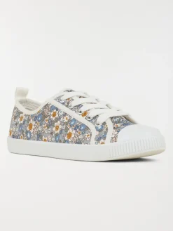 Tennis toile fleurie femme (36-41)