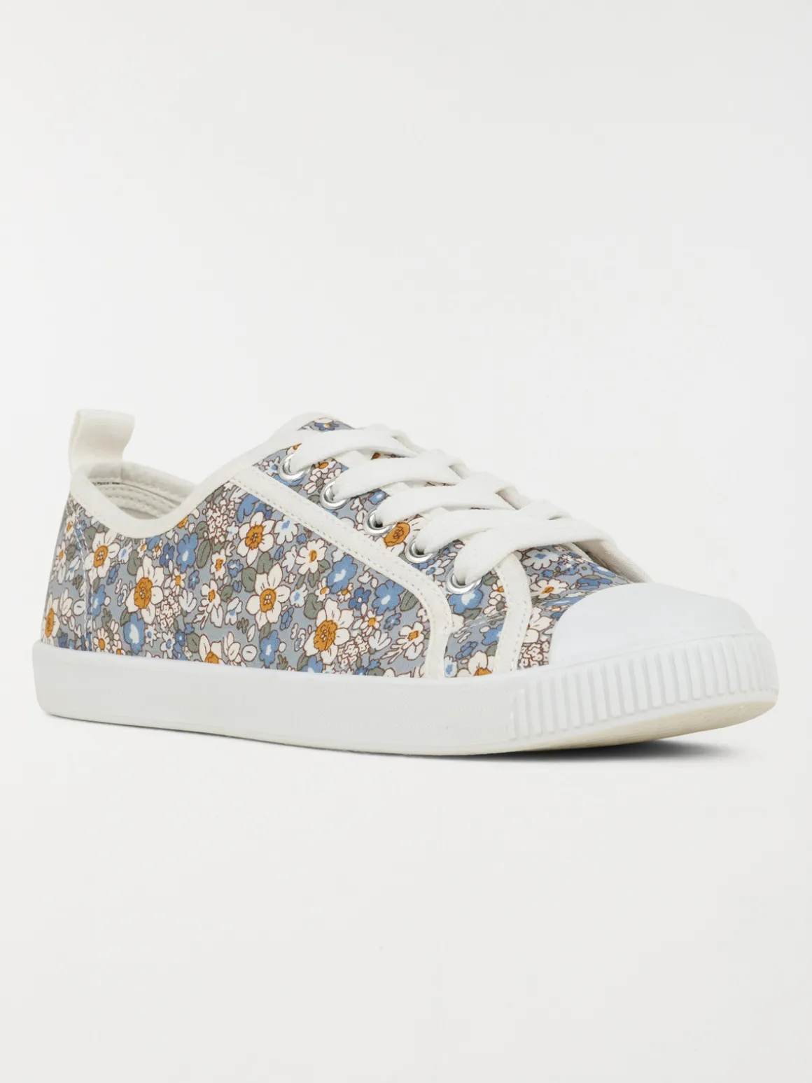 Tennis toile fleurie femme (36-41)