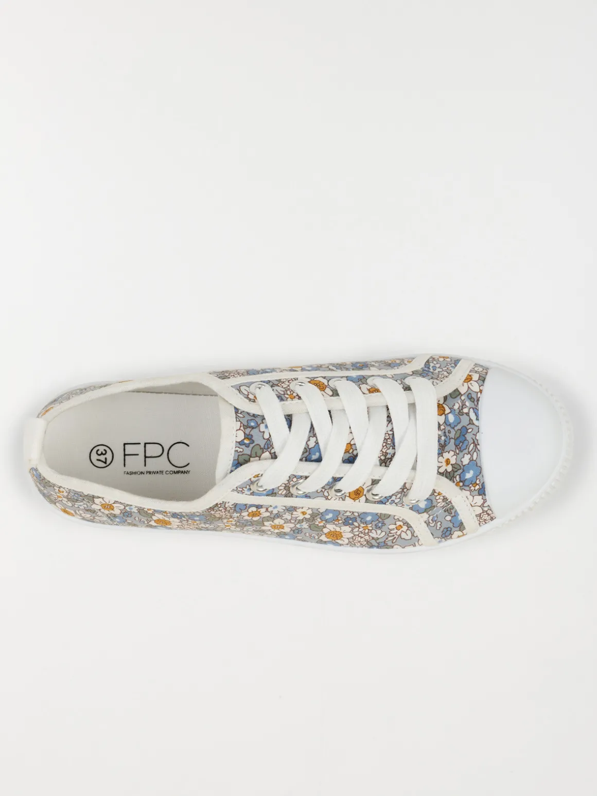 Tennis toile fleurie femme (36-41)