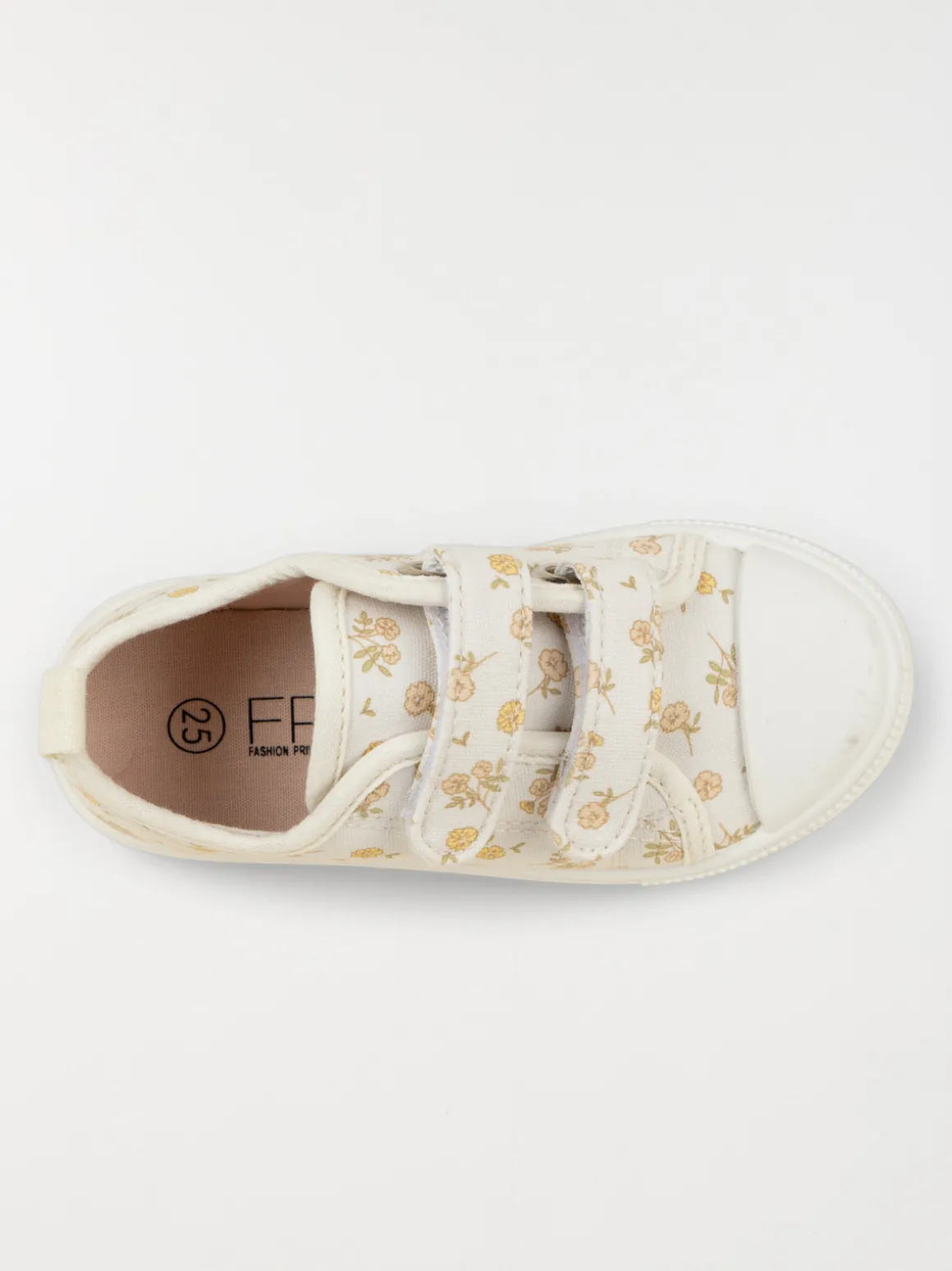 Tennis toile fleurie fille (24-30)