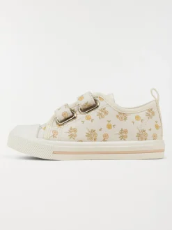 Tennis toile fleurie fille (24-30)