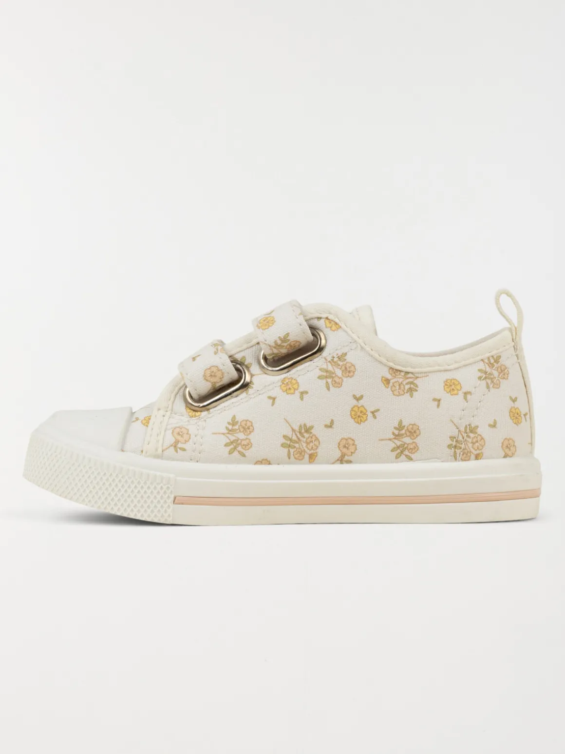 Tennis toile fleurie fille (24-30)