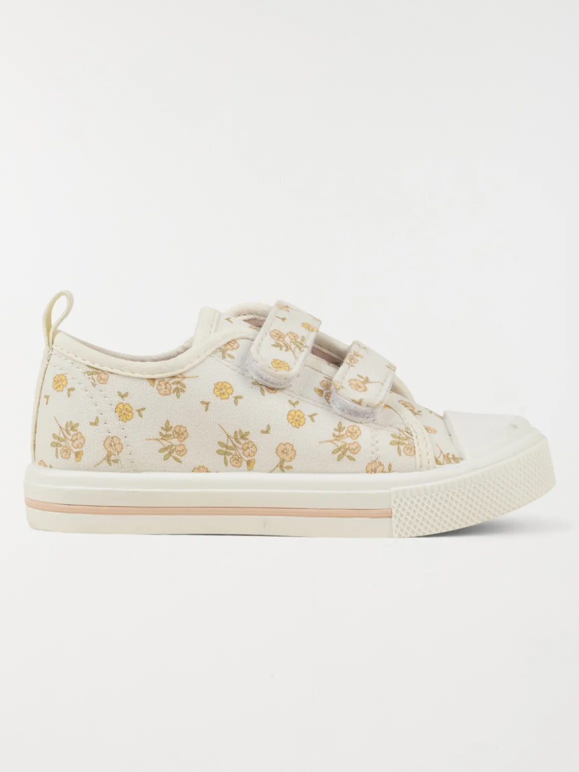 Tennis toile fleurie fille (24-30)