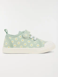 Tennis toile fleurie fille (24-30)